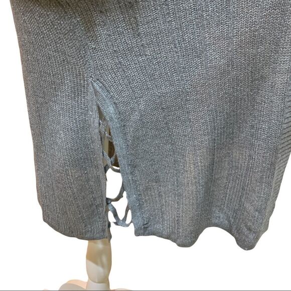 NWT Torrid longline cardigan sweater gray Sz 10 NEW - Picture 8 of 11